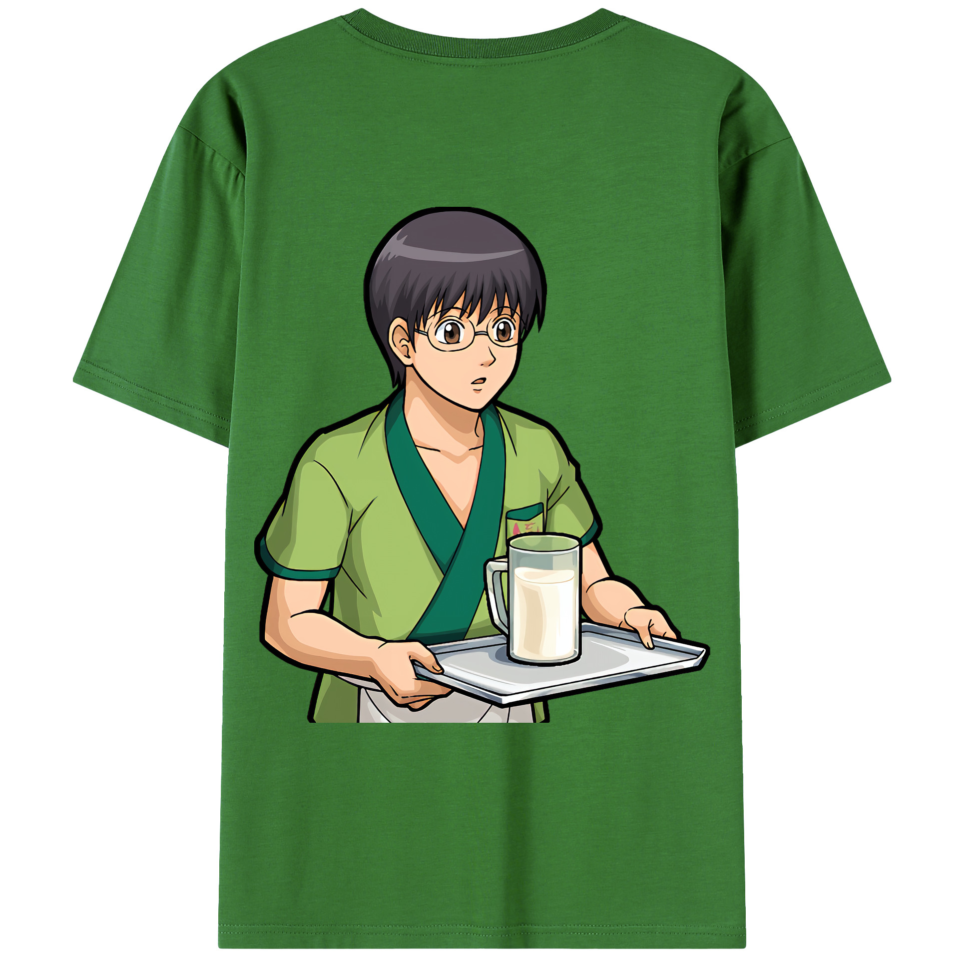 （画像用） ぎんたま 坂田銀時（さかたぎんとき） 神楽 志村新八（しむら しんぱち） GINTAMA Sakata Gintoki Kagura Shimura Shinpachi レディース半袖Tシャツ(バックプリント)